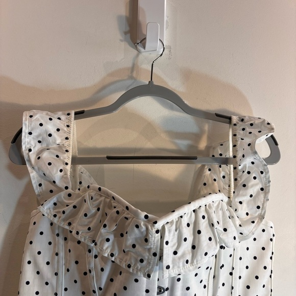 CORSET STORY Sz 20 UK Corset Polka Dot Ruffles Lace Up NEW WITH TAG - Picture 7 of 13